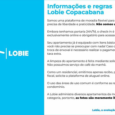 里约热内卢Lobie Copacabana公寓 外观 照片