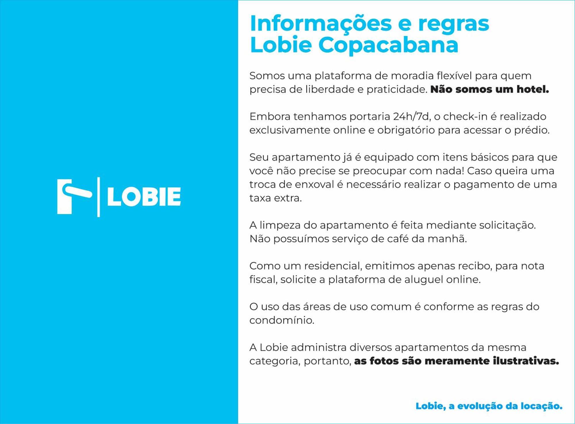 里约热内卢Lobie Copacabana公寓 外观 照片