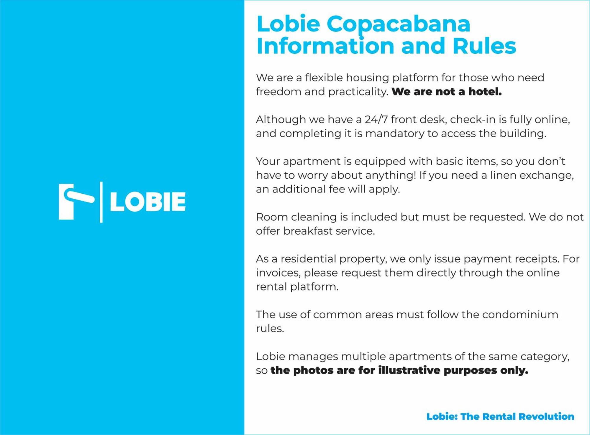 里约热内卢Lobie Copacabana公寓 外观 照片